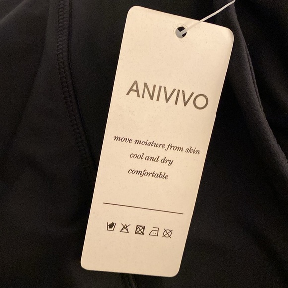 Anivivo Black Skirted Leggings Size 3XL NWT - Picture 13 of 13